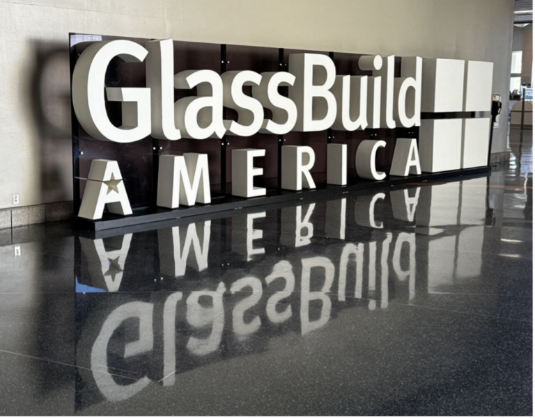 2024 GlassBuild America sign