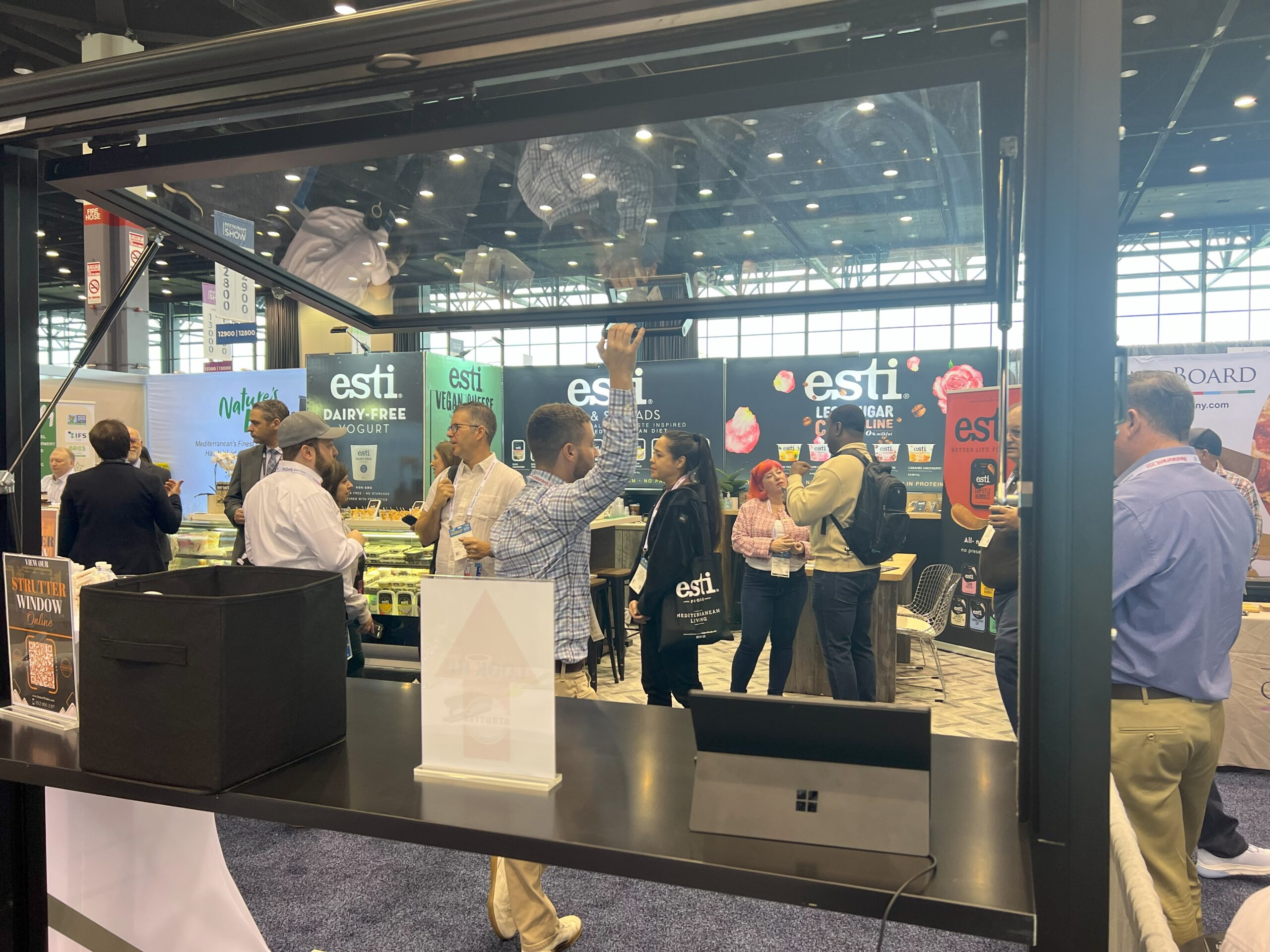 View through the Strutter Pass-through awning window at NRA 25